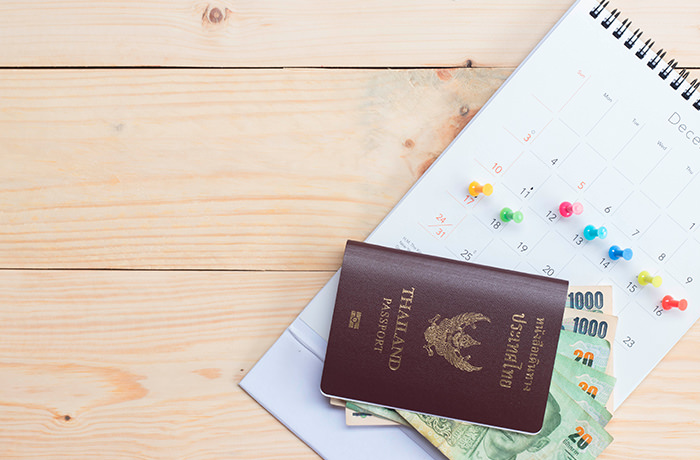 タイ新婚旅行パスポートとビザ